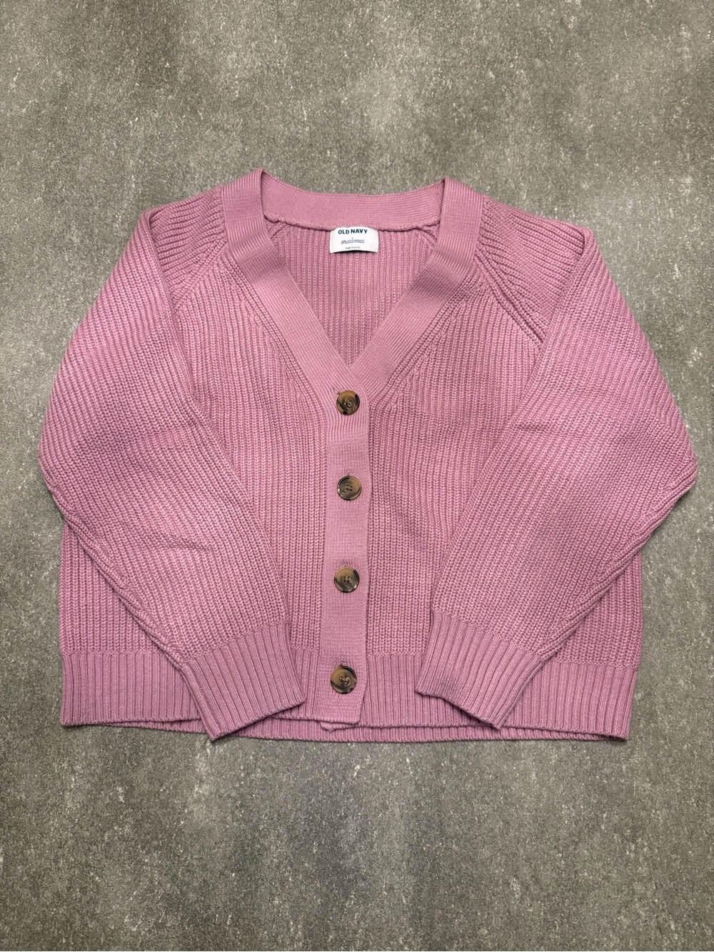 EUC Old Navy Women’s Knit Mauve Pink Cardigan Size L